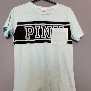 VS PINK Campus Short Sleeve Pocket Tee
